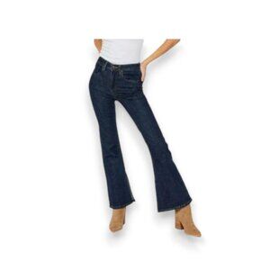 Oliver logan the russel split hem flare jeans